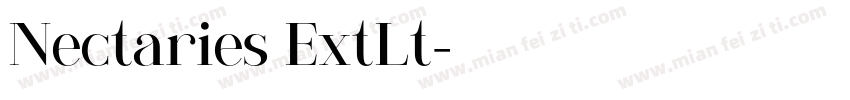 Nectaries ExtLt字体转换